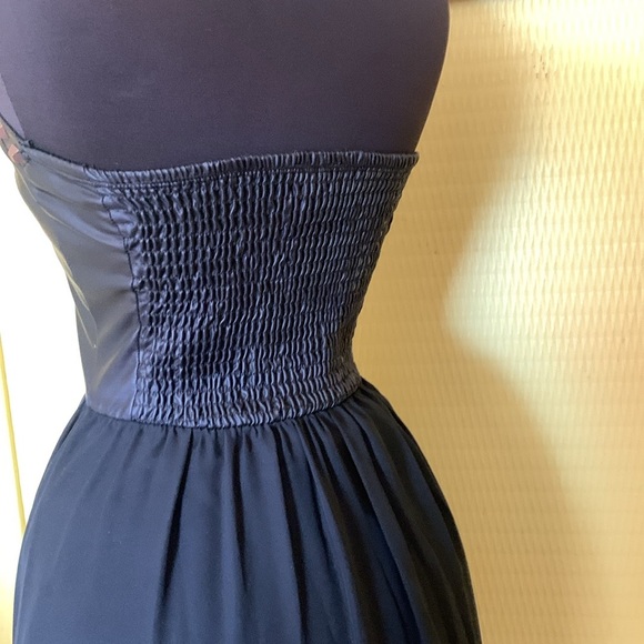 Sexy and Daring unique skeleton appliqué corset style high low dress by Janice - Picture 11 of 14